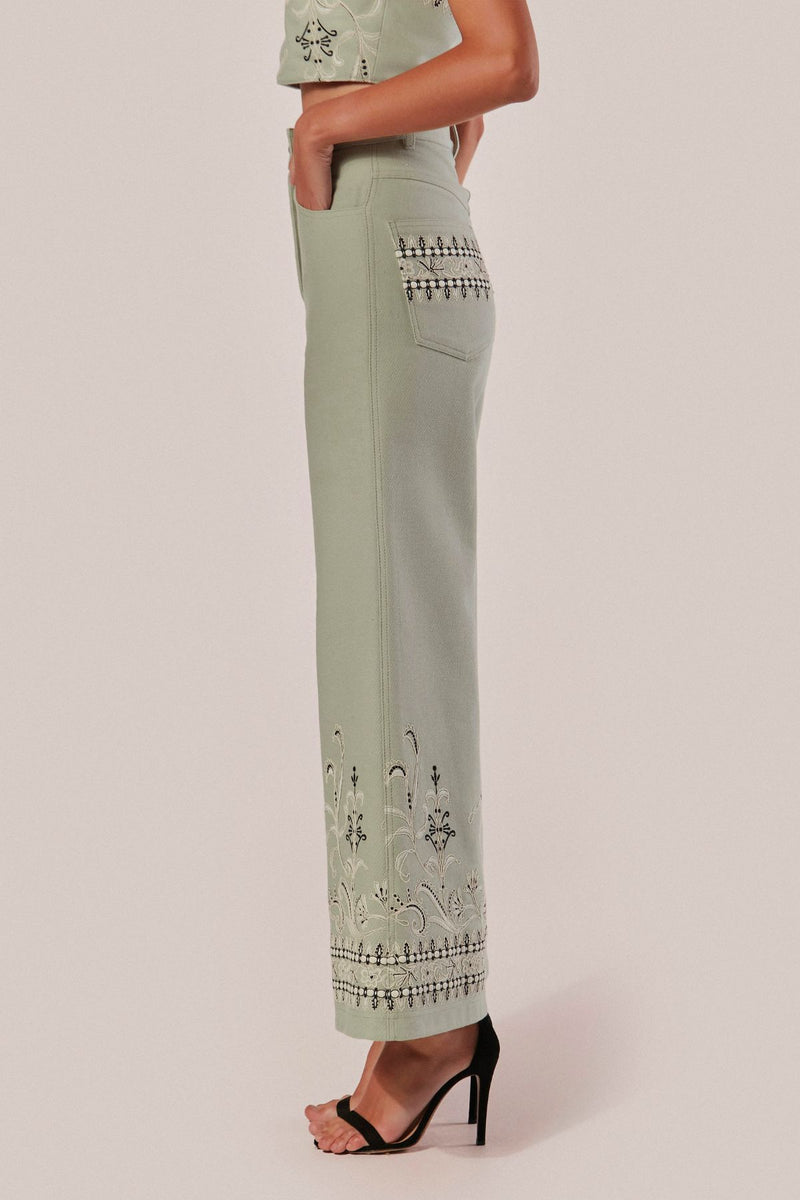 CALÇA SARJA GRAZIA VERDE