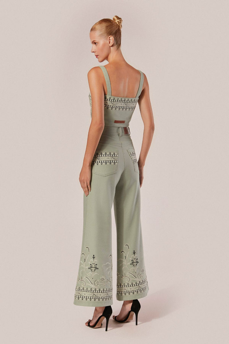 CALÇA SARJA GRAZIA VERDE