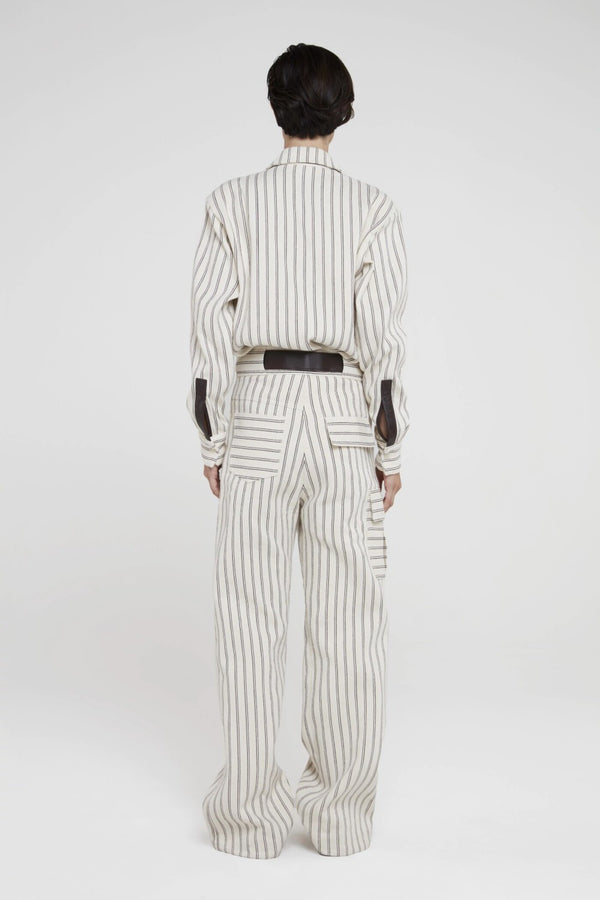 CALÇA JACQUARD IFAL ECRU