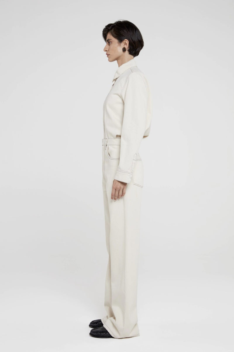 CALÇA JEANS IMOGE  OFF WHITE