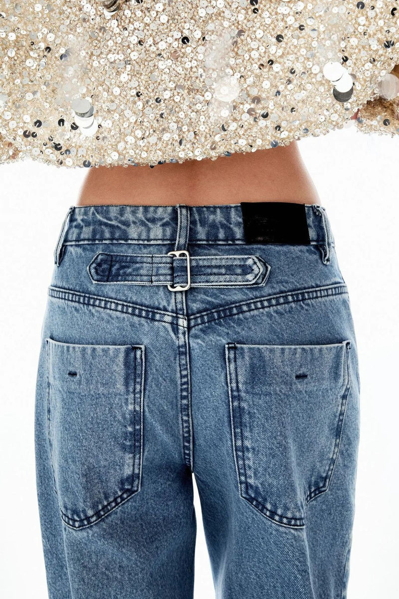 CALÇA JEANS OLWEN AZUL DENIM