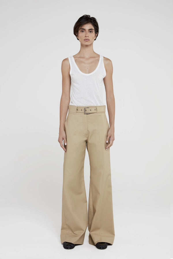 CALÇA ALFAIATARIA IDEZA CAMEL