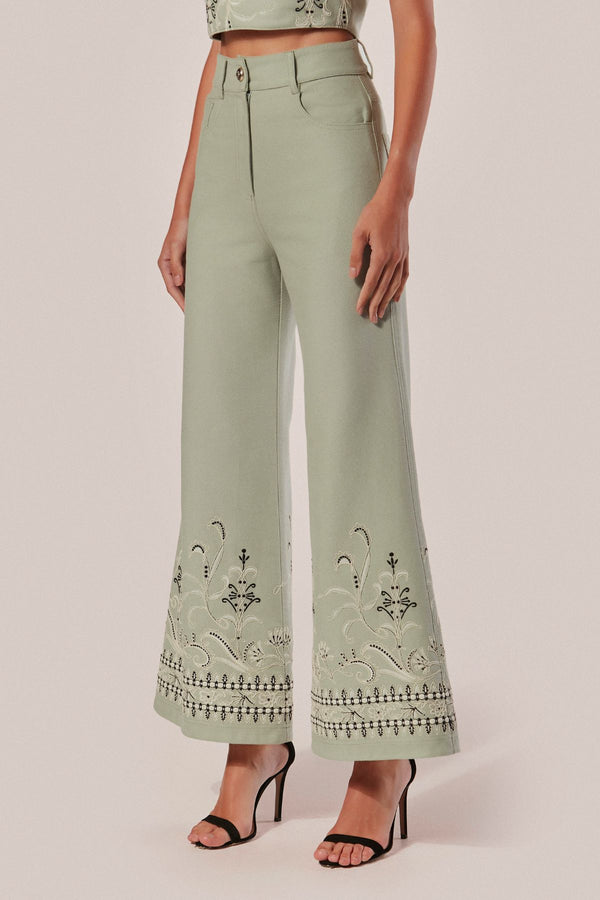 CALÇA SARJA GRAZIA VERDE