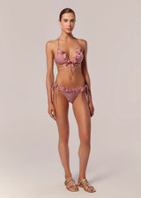 CALCINHA COM LAÇOS GIARDINO BOUGANVILLEA MALVA