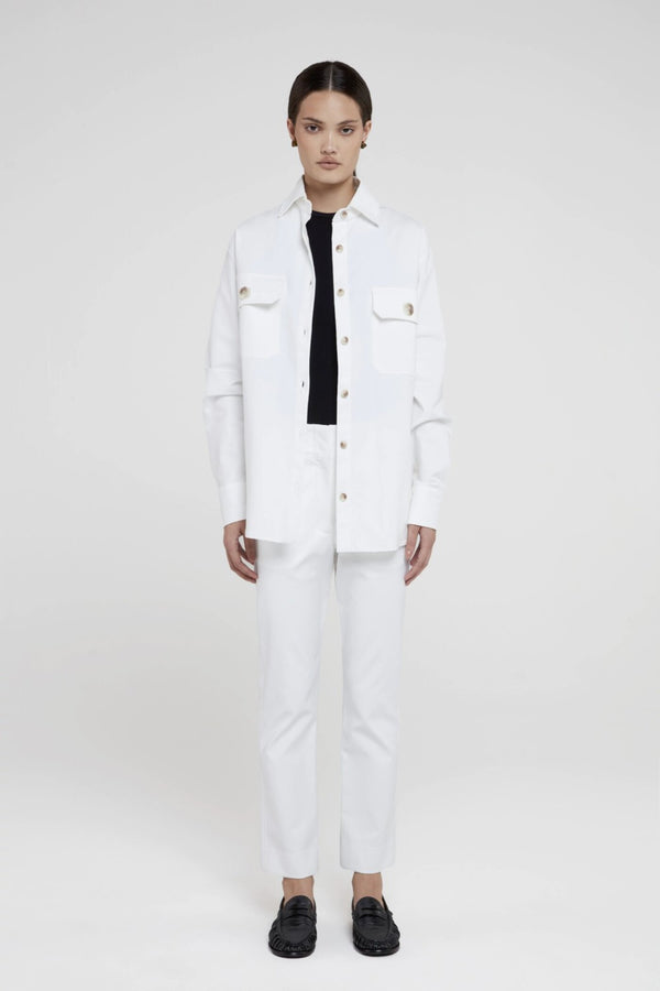 CAMISA ALFAIATARIA IZALDRE WHITE