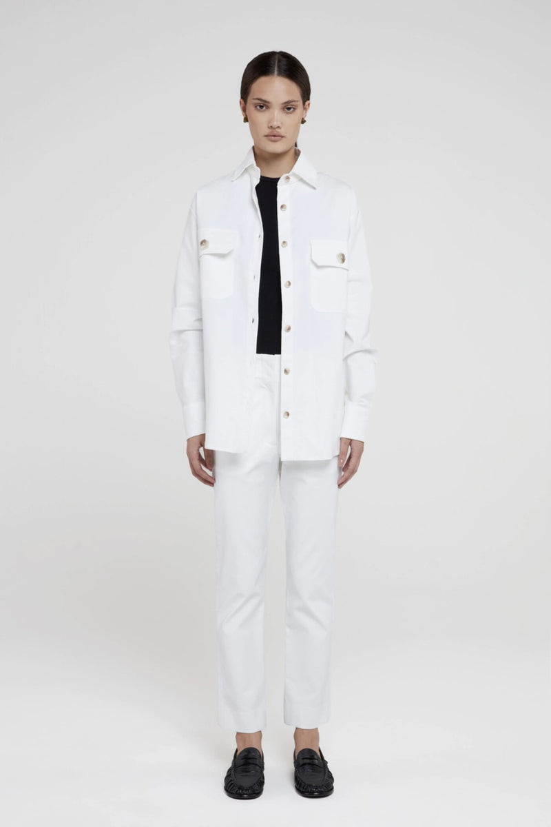 CAMISA ALFAIATARIA IZALDRE WHITE