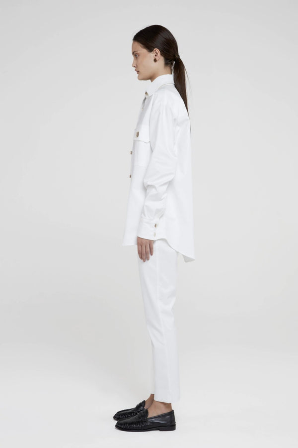 CAMISA ALFAIATARIA IZALDRE WHITE