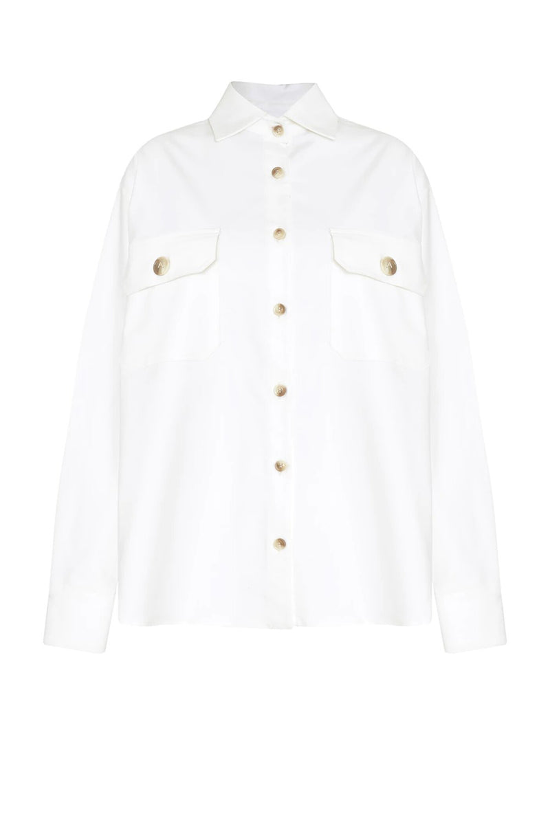 CAMISA ALFAIATARIA IZALDRE WHITE
