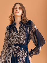 CAMISA ESTAMPADA AZUL