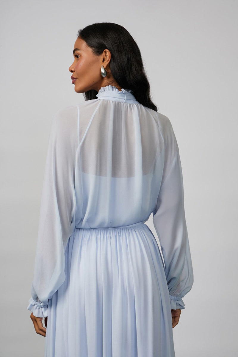 CAMISA BARBARA AZUL CÉU
