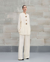 CAMISA CREPE ESTONADO COM BOTOES EM DOURADO E MARROM