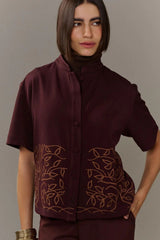 CAMISA FIDENZA MARROM