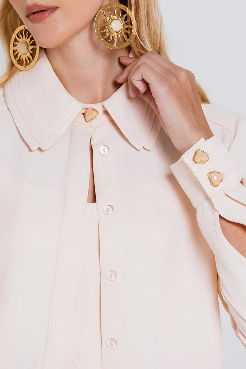 CAMISA ISABELA AREIA