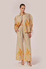 CAMISA MANGA LONGA LISTRAS BORDADA ANIMA