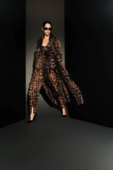 CASACO TRENCHCOAT ANIMAL PRINT