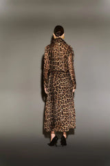 CASACO TRENCHCOAT ANIMAL PRINT