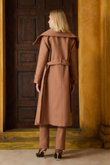 CASACO TRENCH COAT CAMEL