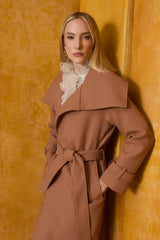 CASACO TRENCH COAT CAMEL
