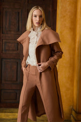 CASACO TRENCH COAT CAMEL