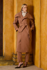 CASACO TRENCH COAT CAMEL