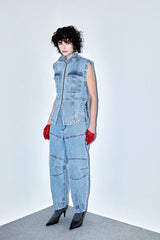 CALÇA JEANS LANA AZUL STONE
