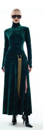 VESTIDO DETALHE DOURADO