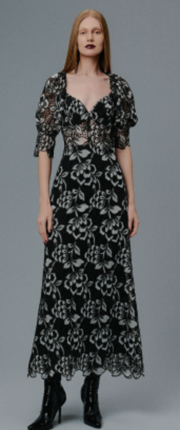 VESTIDO LONGO FLORAL ESSENCIALE