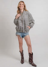 JAQUETA TWEED PRETA