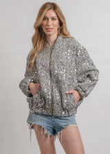JAQUETA TWEED PRETA