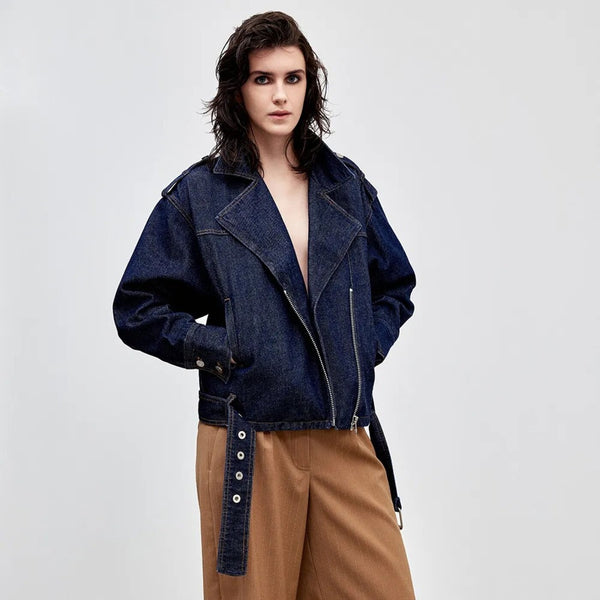 JAQUETA JEANS BIKER KIRA