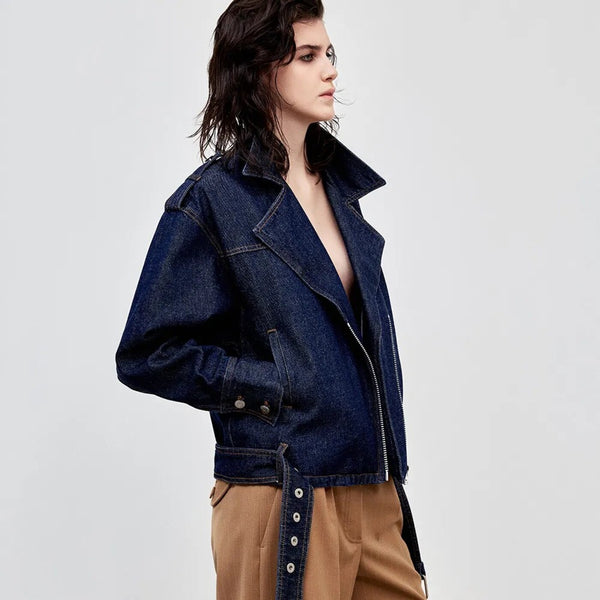 JAQUETA JEANS BIKER KIRA