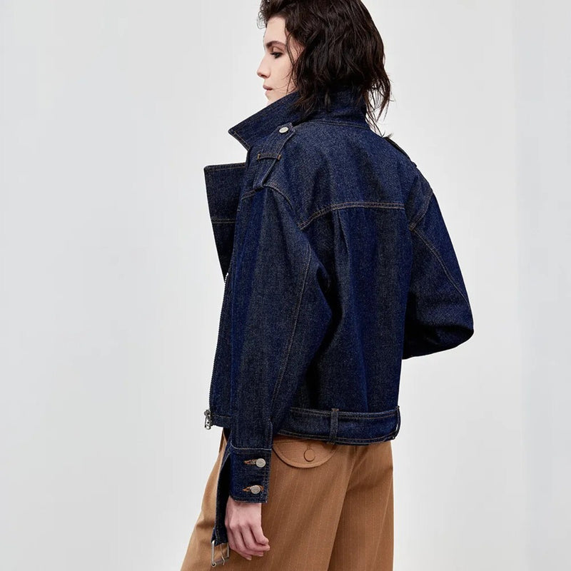 JAQUETA JEANS BIKER KIRA