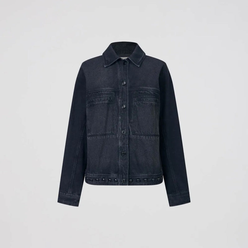 JAQUETA BLACK DENIM BIANCA