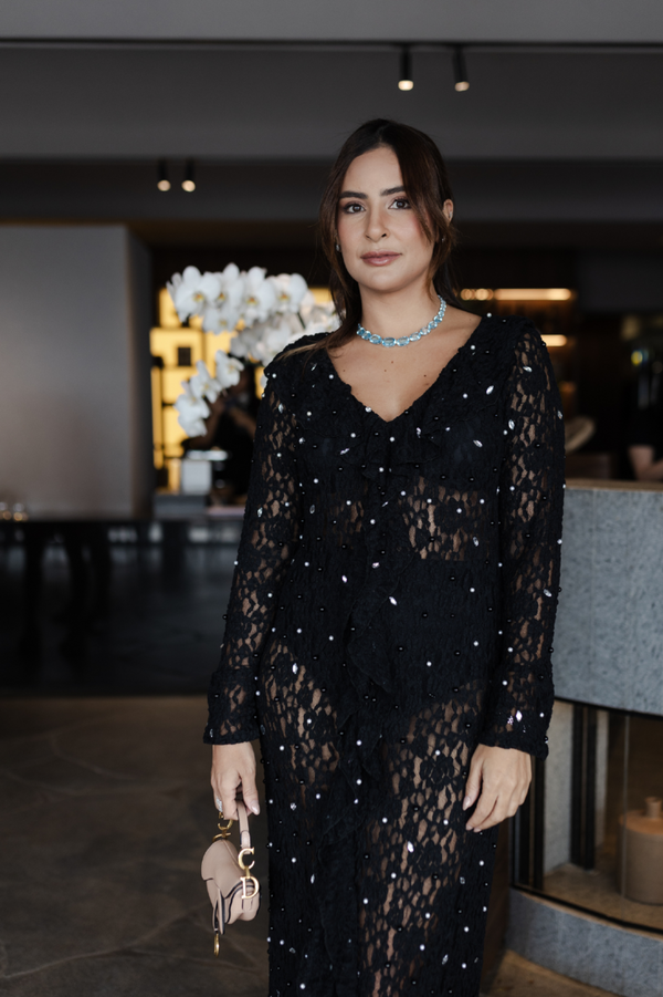 VESTIDO RENDA MIDI LAYLA