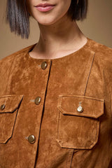 JAQUETA SUEDE COM BOLSOS HIGHLINE