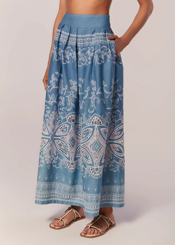 SAIA LONGA PREGAS DENIM