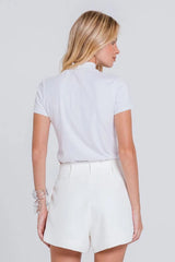 SHORT IRIS OFF WHITE