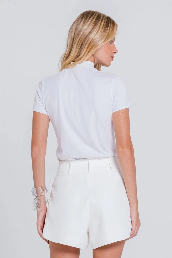 SHORT IRIS OFF WHITE
