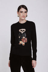 SUÉTER BEAR TRIP PRETO