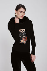 SUÉTER BEAR TRIP PRETO