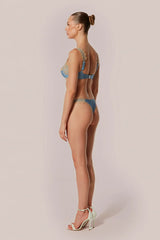 TOP BANDEAU ALÇAS VENERE DENIM