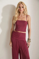 TOP CASSIE MIDNIGHT PLUM