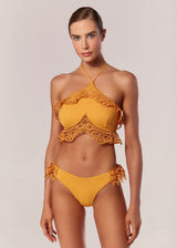 CALCINHA SLIP KARKON AMARELO
