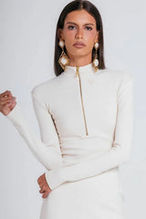 VESTIDO BRIGITE MARFIM