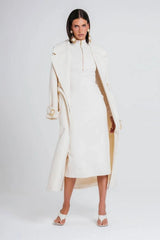 VESTIDO BRIGITE MARFIM