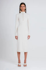 VESTIDO BRIGITE MARFIM