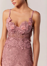 VESTIDO CURTO COM BOJO BOUGANVILLEA MALVA