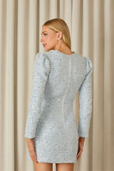 VESTIDO CURTO LETÍCIA TWEED