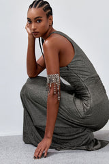 VESTIDO JERSEY OURO ROMANA