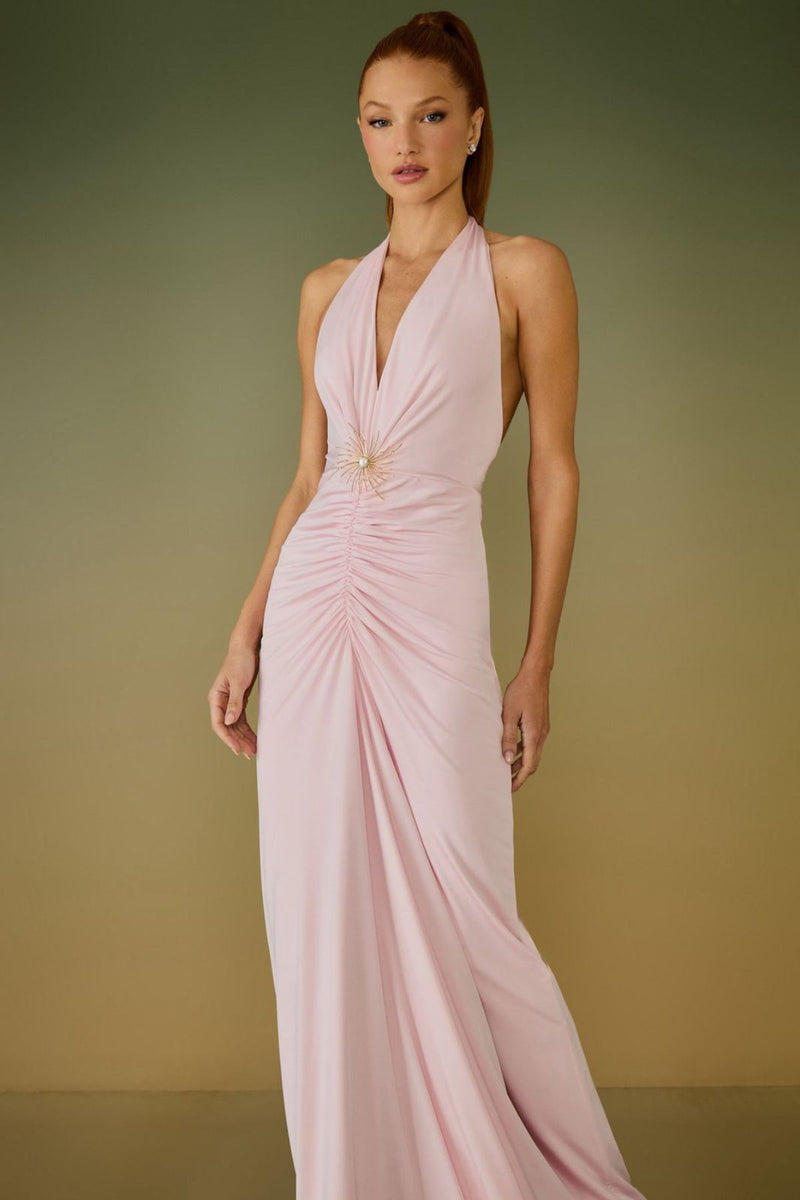 VESTIDO LONGO FLORENCE CEREJEIRA